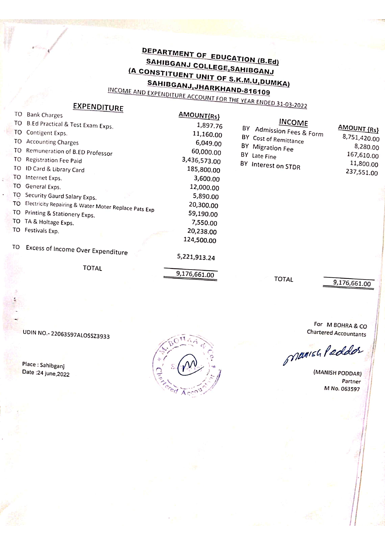 Balance Sheet